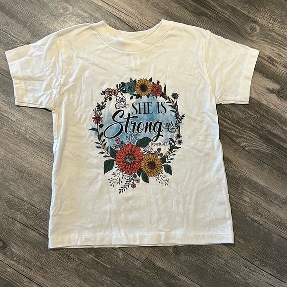 Proverbs 31 scripture 5t girls tshirt - Picture 1 of 2